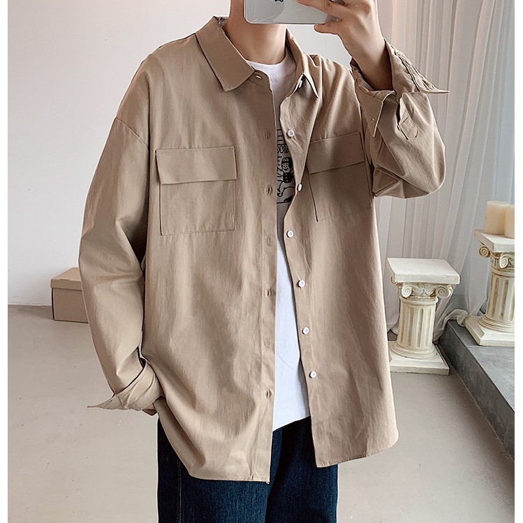 Áo Sơ Mi Dài Tay Unisex Form Rộng Nhiều Màu Siêu Hot (SP4) | BigBuy360 - bigbuy360.vn