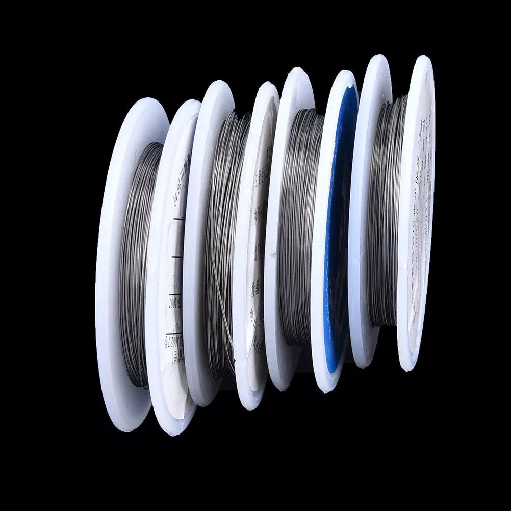 Cuộn Cây Chỉnh Nha Làm Từ Nhựa Và Thép Không Gỉ 0.2 / 0.25 / 0.3 / 0.4 / 0.5mm