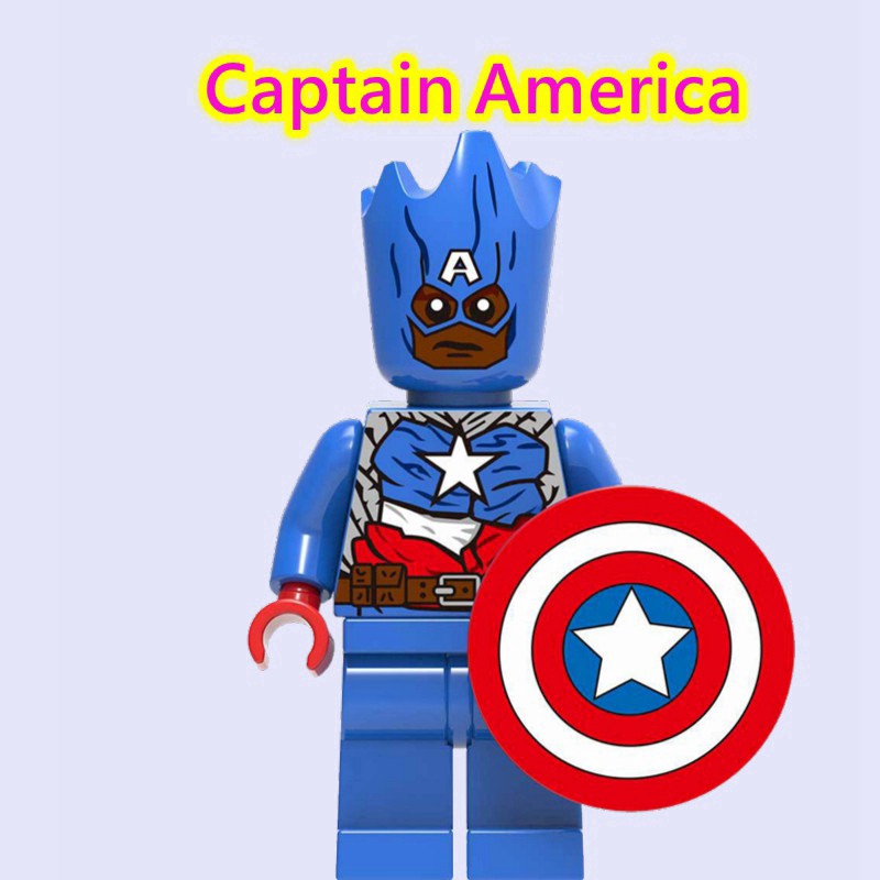 Bộ đồ chơi khối lắ́p ráp Lego mô hình nhân vật trong Captain America: Chiến binh mùa đông độc đáo