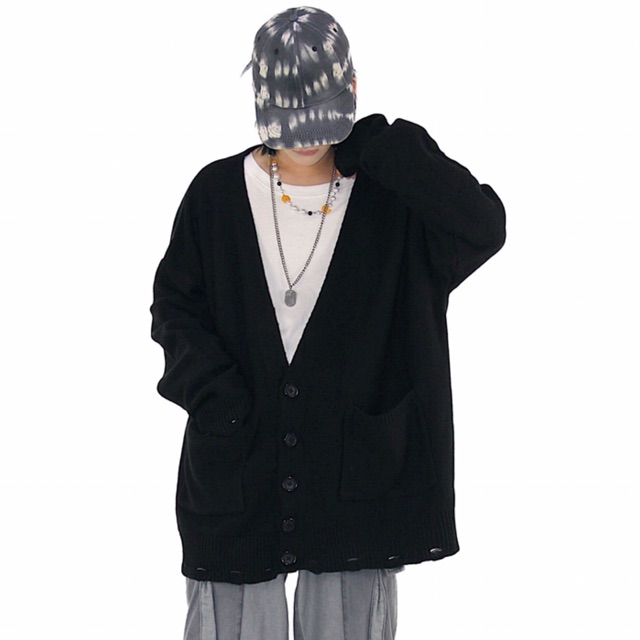 [HÀNG ORDER] Áo cardigan len Barrel Unisex style Hàn Quốc