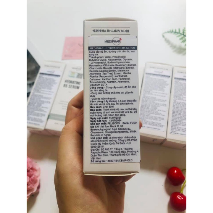 NHẬP MÃ HONG211 GIẢM CÒN 360k [HÀNG CÔNG TY] Serum Dưỡng Cấp Ẩm Phục Hồi  B5 MEDIPHAR+ | BigBuy360 - bigbuy360.vn
