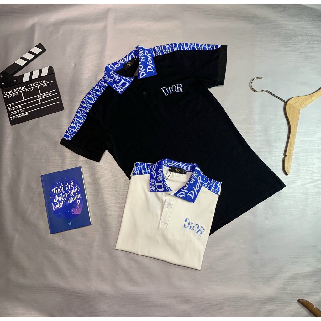 Áo thun cổ trụ_áo thun có cổ thêu logo nổi bật, chất liệu thun cotton 100% vải cực mát | BigBuy360 - bigbuy360.vn