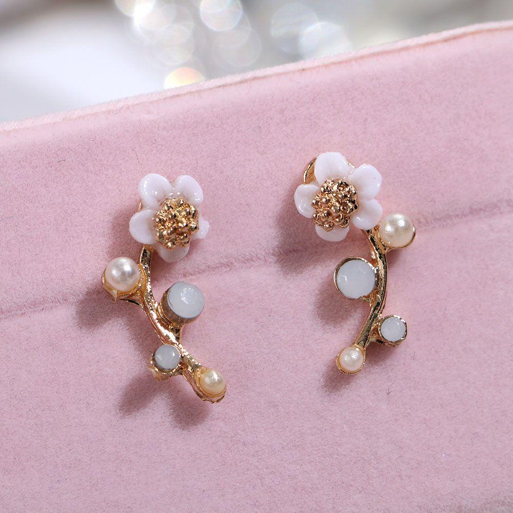 Khuyên Tai Hình Hoa Vỏ Sò Đơn Giản Thanh Lịch Cho Nữ
