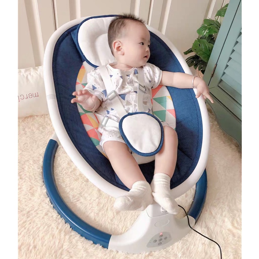 Nôi Đưa Điện Tự Động V-Baby F1