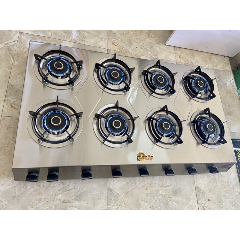 Bếp gas 8 họng 8 lò
