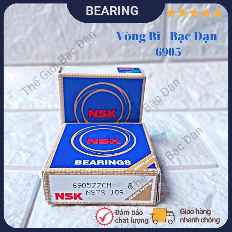 Vòng bi bạc đạn NSK 6905 ZZCM - hàng đẹp - chất lượng cao - Thế Giới Bạc Đạn
