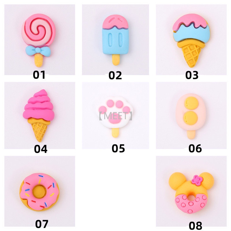 1 Túi Làm Trang Sức Hình Bánh Donut DIY Bằng Nhựa Resin