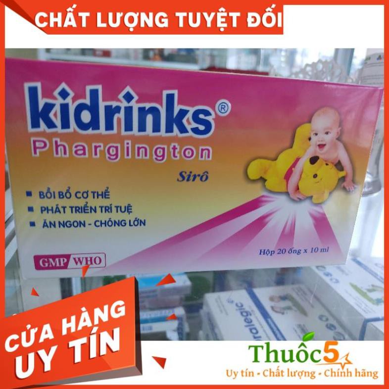 Siro Kidrinks Phargington Syrup Nic bổ sung vitamin, các chất cần thiết cho trẻ