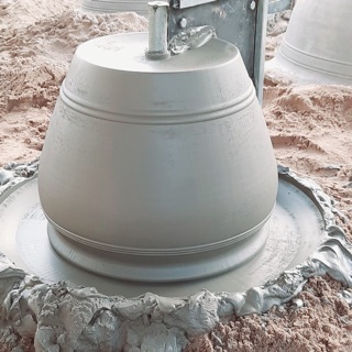 Khuôn lu trồng hoa hồng cao 35cm đường kính tuỳ chỉnh