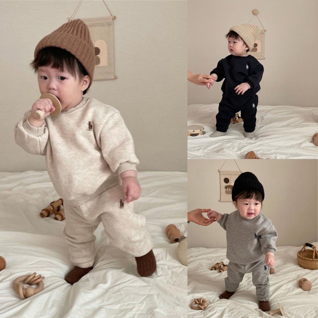 Bộ quần áo thu đông cho bé gái, Bộ quần áo dài tay trẻ em Thanh Hằng Baby 8kg đến 28kg