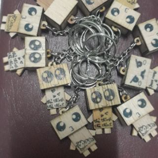 Móc khóa gỗ Danbo