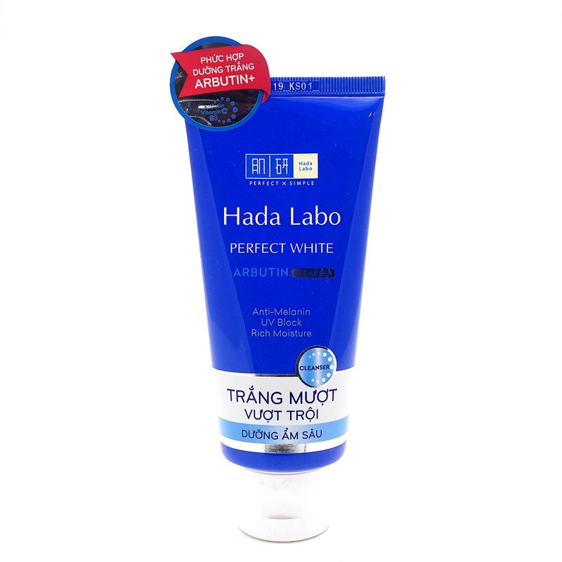 Sữa Rửa Mặt Dưỡng Trắng Cho Mọi Loại Da Hada Labo Perfect White Cleanser