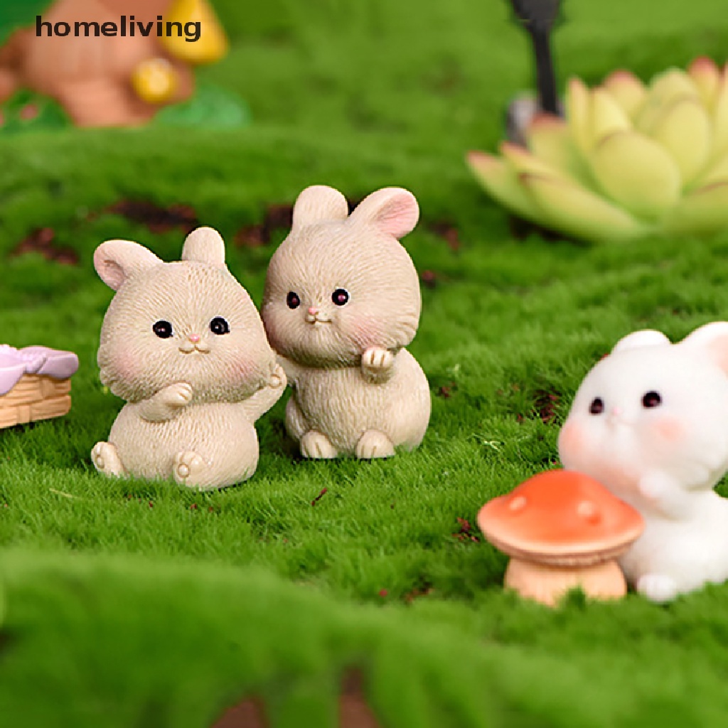 Mô Hình Chú Thỏ Đáng Yêu Trang Trí Tiểu Cảnh