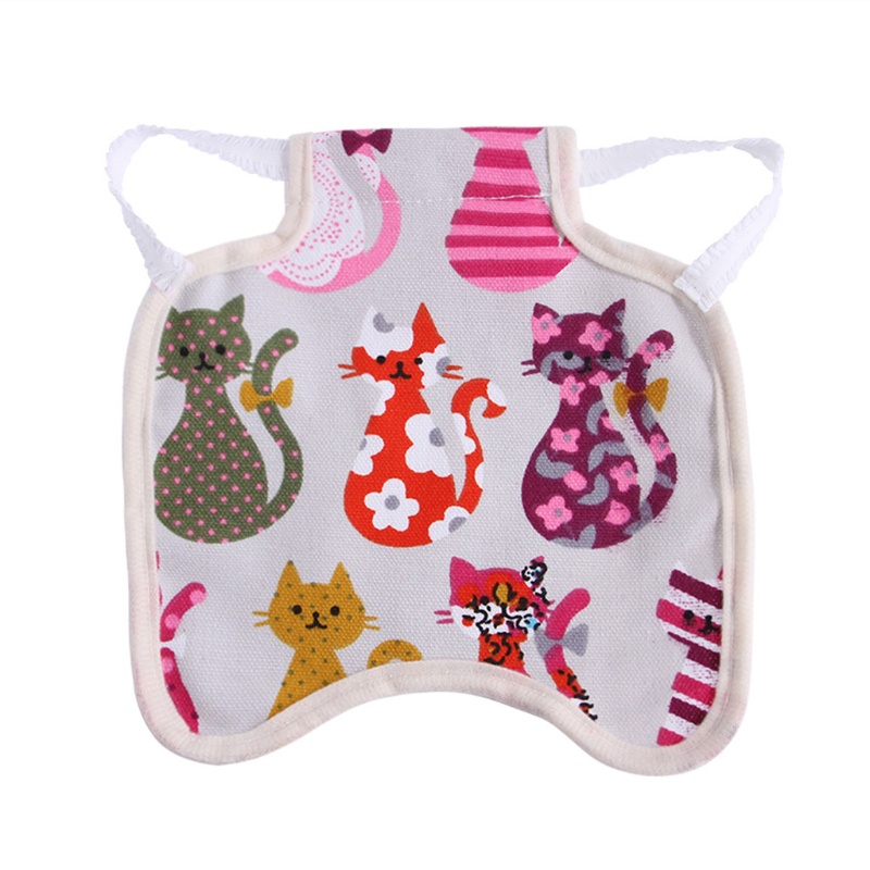 Lucky Tạp Dề Yên Ngựa Co Giãn Phối Ren Lông Vũ Có Giá Đỡ Bảo Vệ Cho Thú Cưng Gà Vịt