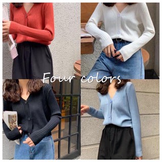 Áo cardigan 3 khuy len Quảng Châu cực xinh