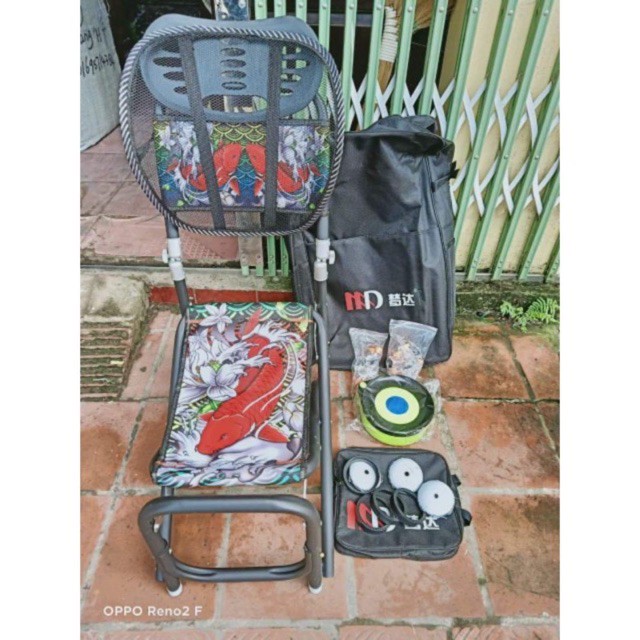 ghế câu đài địa hình Cá Chép tự lưng cao