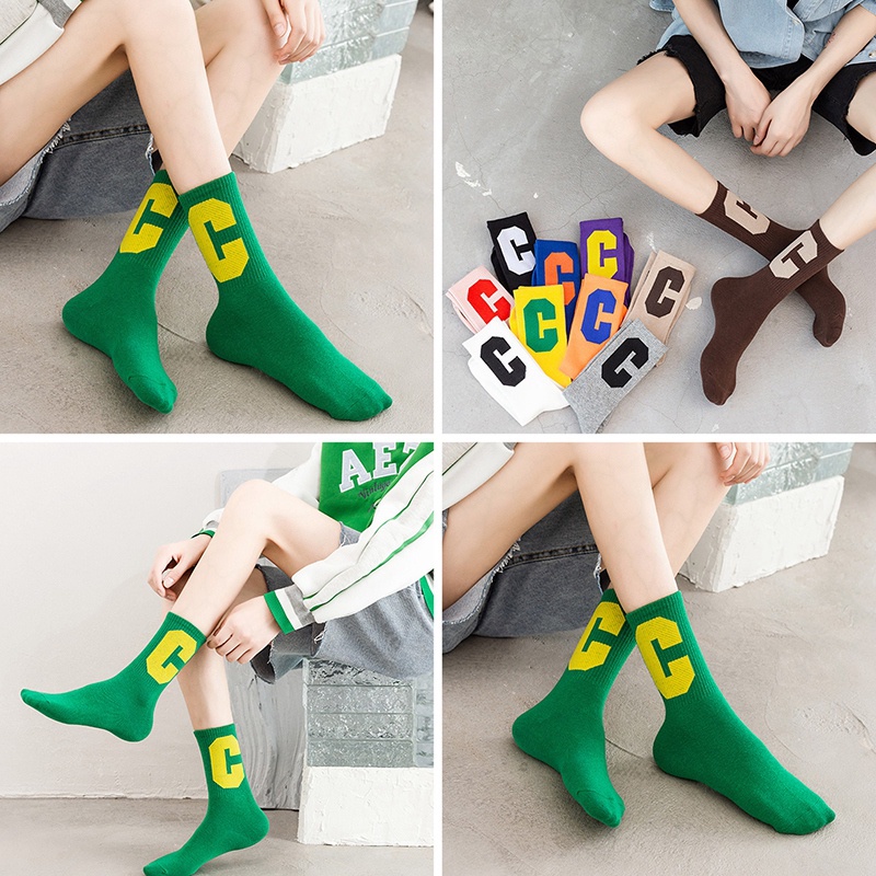Vớ cotton Cổ Cao Thời Trang Hàn Quốc