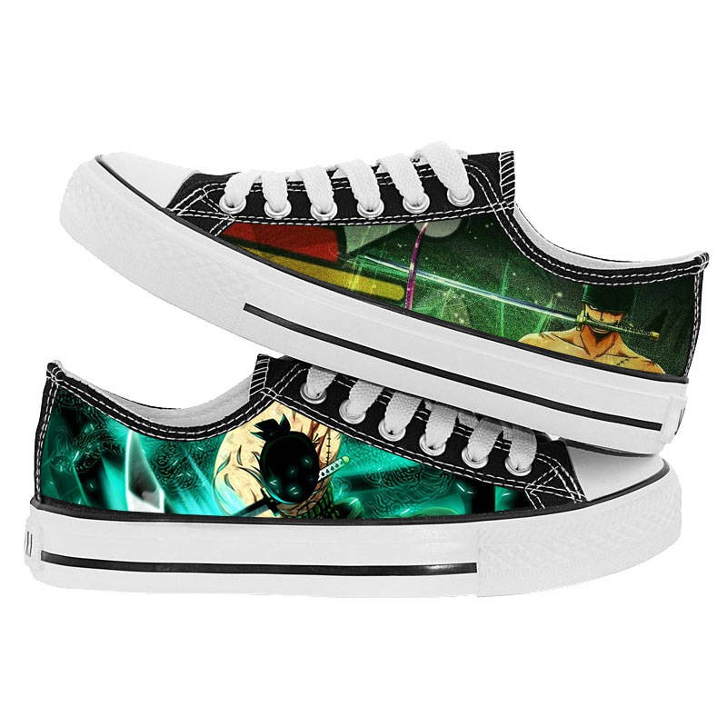 One Piece Canvas Graffiti Anime giày nam | BigBuy360 - bigbuy360.vn