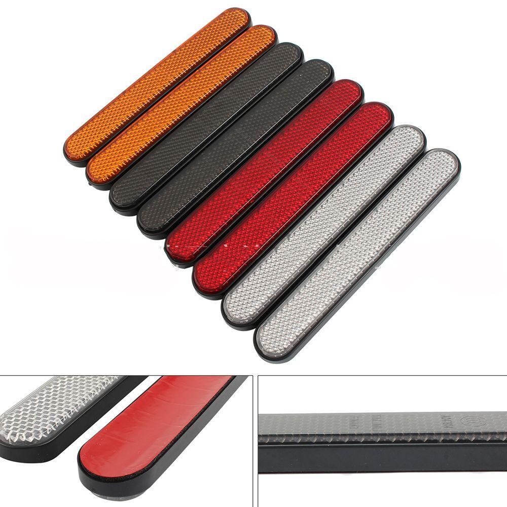 Bộ 2 Miếng Dán Phản Quang Cảnh Báo Trang Trí Phuộc Trước Xe Mô Tô Harley