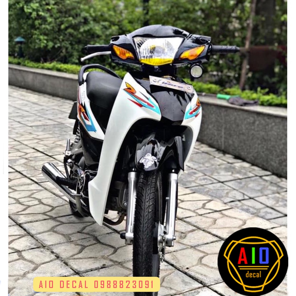 [Loại 1] Tem Rời Wave S 110cc Đủ Màu VIP1 (2017-2021)- Ảnh Thật (Decal Wave) (Tem xe Wave)