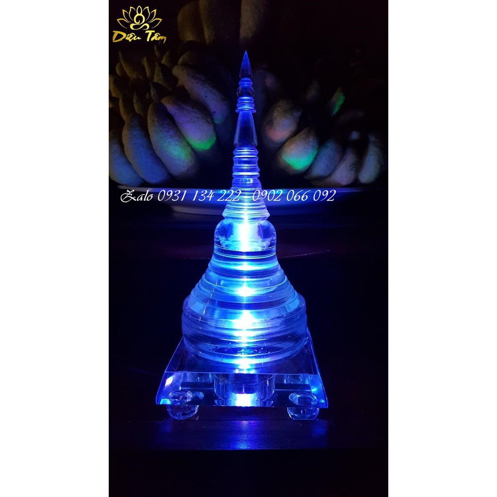 Đế đèn led để tượng phật, tháp xá lợi