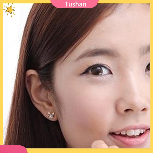 1 Đôi Bông Tai Hình Mèo Và Cá Đính Đá Đáng Yêu Cho Nữ