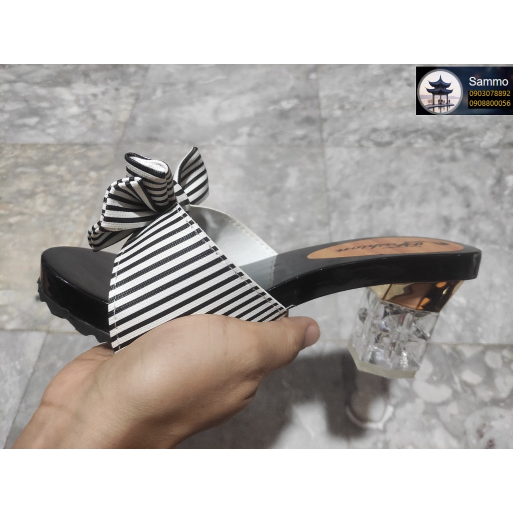 Guốc Gỗ Guốc Mộc Đế Trong Cao 8 phân