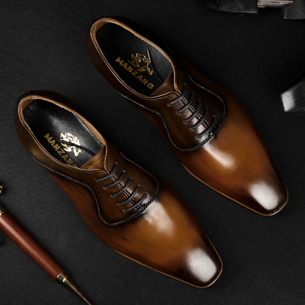 Giày nam thủ công Manzano thiết kế tinh tế dành cho quý ông sành điệu M63688