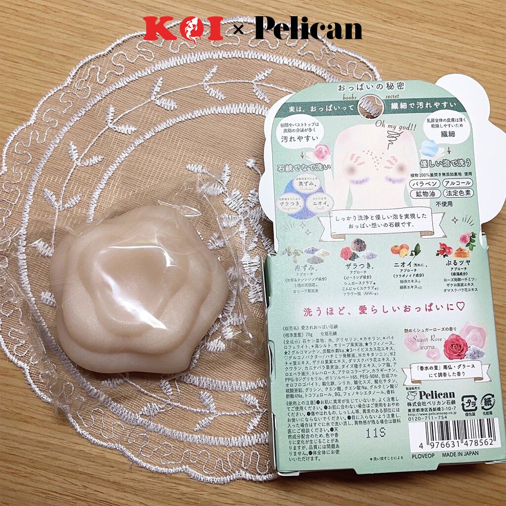 Xà phòng dành cho vùng ngực Pelican Lovely Boobs Care Soap 70g