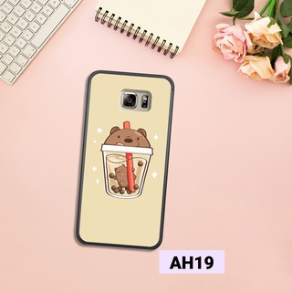 [FREESHIP ĐƠN TỪ 50K] Ốp lưng Samsung Galaxy Note 5 - S6 - S6 Edge - S7 - S7 Edge in hình trà sữa gấu dễ thương