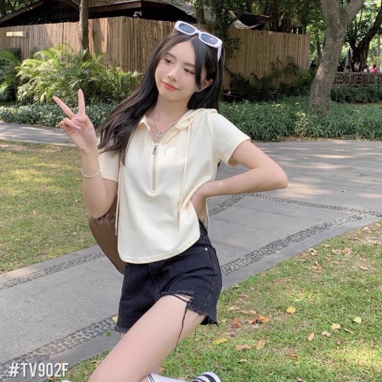 🛑🛑ÁO LEN MOTOLOGHI VẠT TÔM CÓ MŨ KHOÁ NGỰC _V3TSHOP