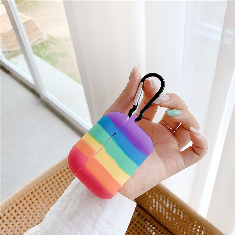 Case Airpods Cầu Vồng cho AirPods 1/2/Pro - airpod case