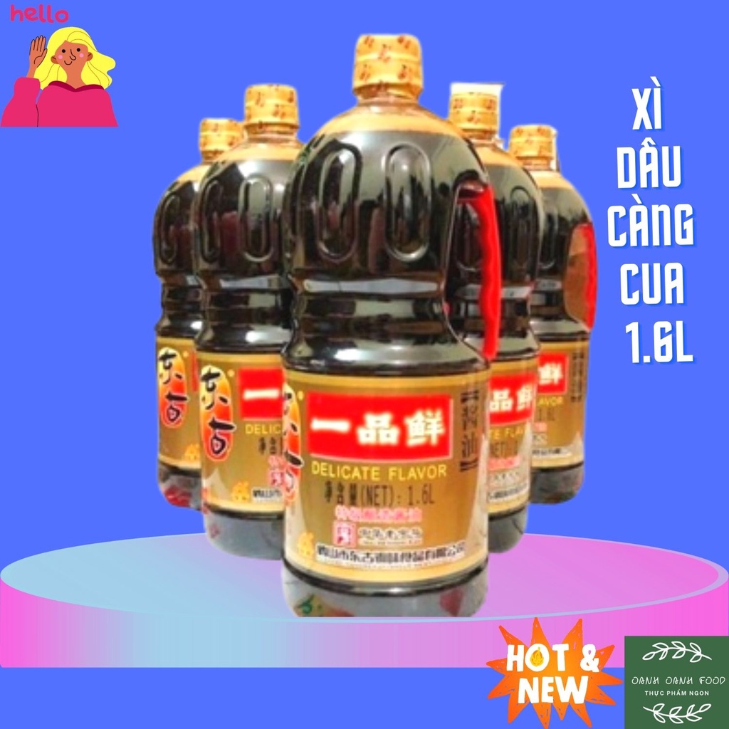 1 Can 1.6 lít Xì dầu Nhất Phẩm Tiên Hương Vị Đệ Nhất