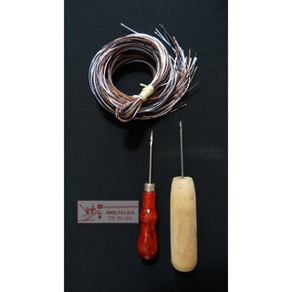 combo 2 kim móc khâu giày kèm 1 tép chỉ khâu chuyên dụng