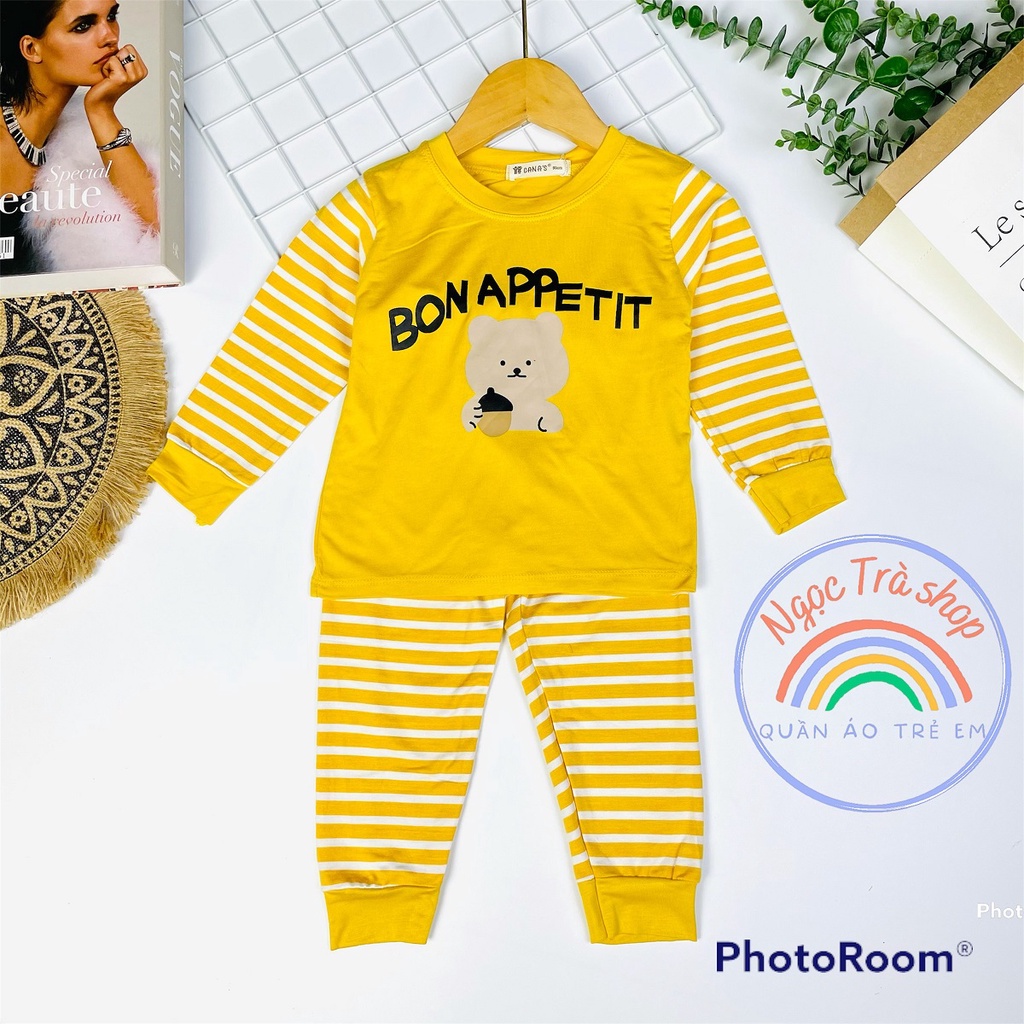 ⭐SP CAO CẤP⭐SIZE(9-30kg)Bộ CaNa's COTTON Lạnh Hàng Chuẩn Họa Tiết Dể Thương Cho Bé Gái Bé Trai Đủ