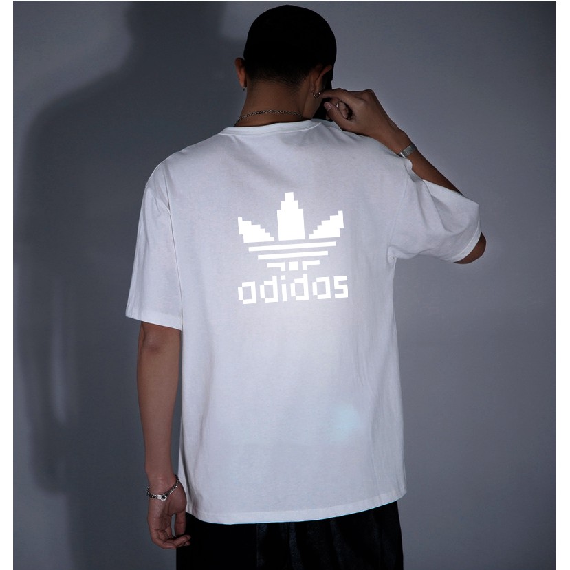 Áo phông phản quang bạc das unisex form rộng