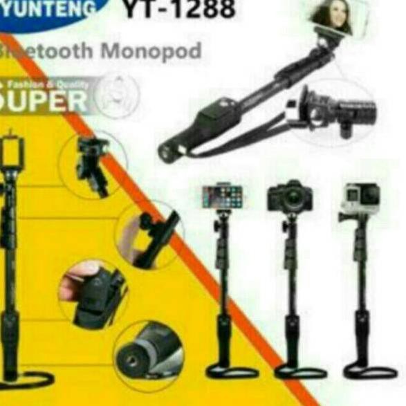 Yunteng Kẹp Bluetooth 125 cm + Giá Đỡ Yt 1288 | BigBuy360 - bigbuy360.vn