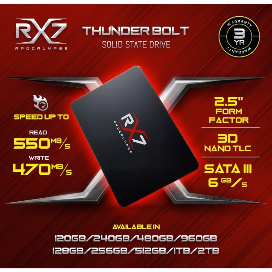 Thẻ Nhớ Ssd RX7 CYCLOPS APOCALYPSE 120GB Chất Lượng Cao | BigBuy360 - bigbuy360.vn