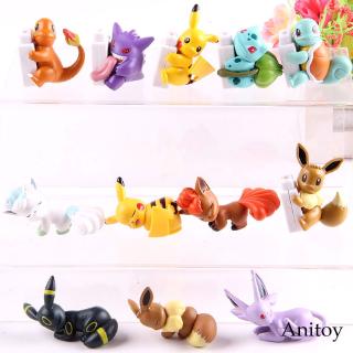Pokémon Pikachu Doll Cartoon Monsters Sleeping Mew Sylveon Bulbasaur Squirtle Charmander Eevee Action Figure Toy