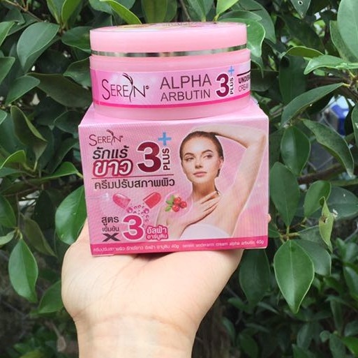 [Sale 50%] Kem giảm thâm nách Seren Alpha Arbutin 3+ 40gr Cam kết hết thâm trong 1 tháng