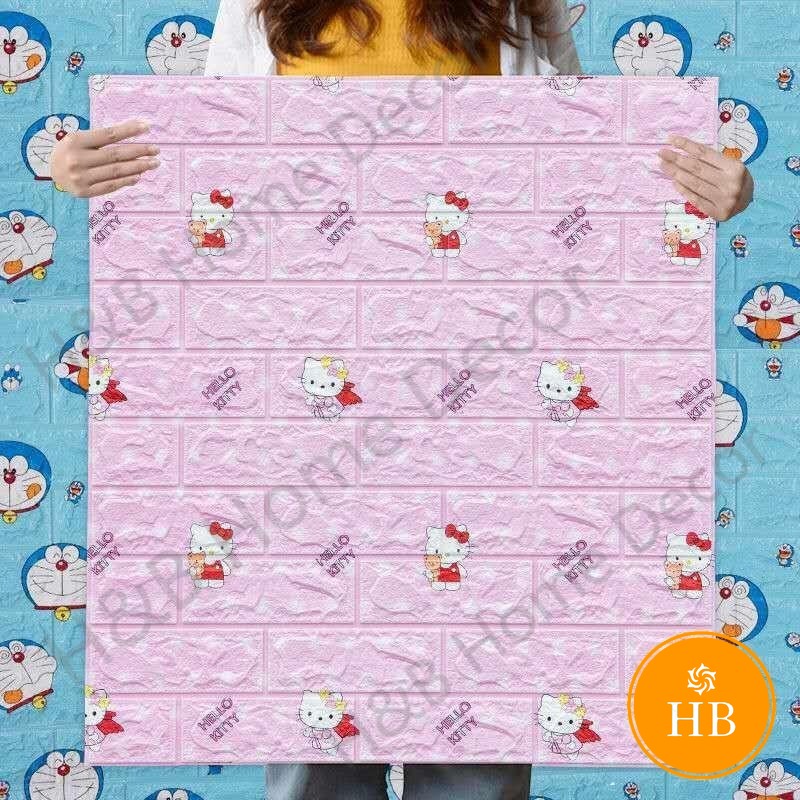 Miếng xốp dán tường hiệu ứng 3D chống ẩm hình hoạt hình 35x30cm