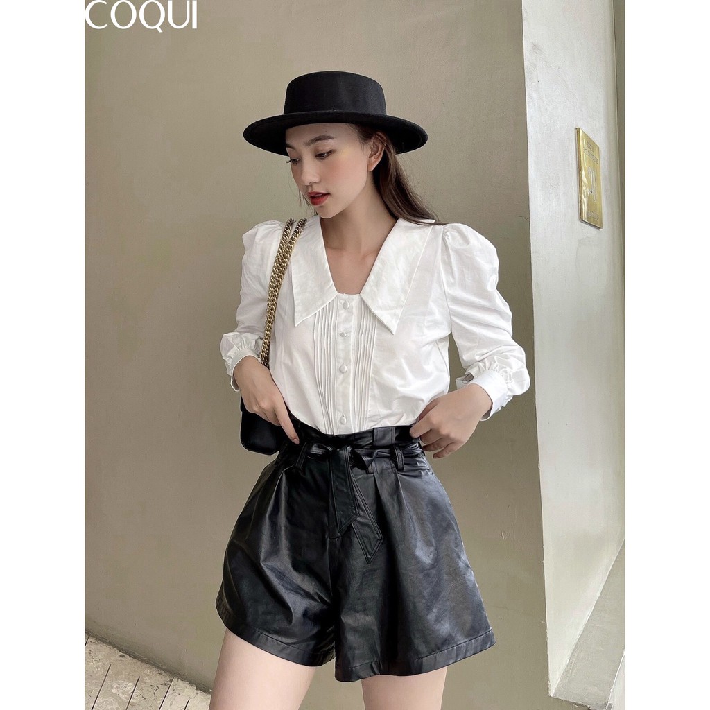 [COQUI] Áo sơmi tay phồng - Molly Shirt