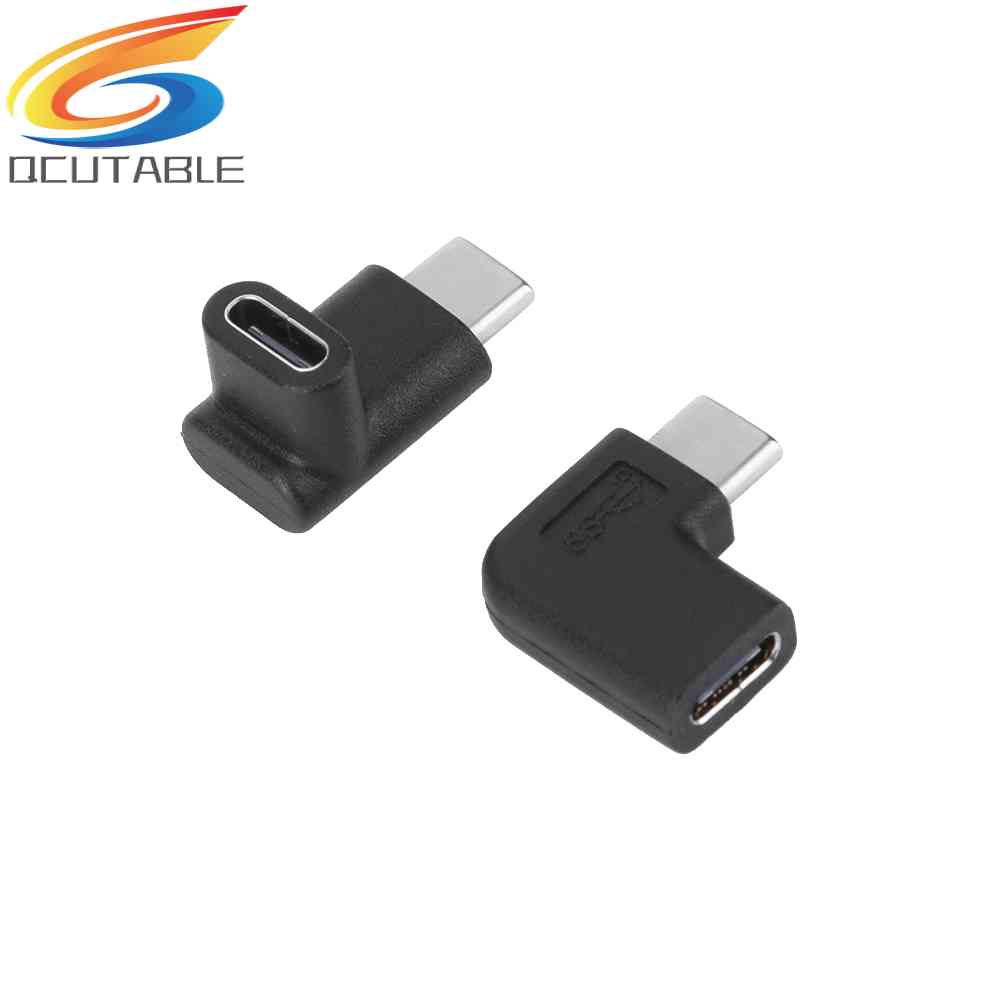 Đầu Chuyển Đổi USB 3.1 Type C Đầu Đực Sang Đầu Cái 90 Độ