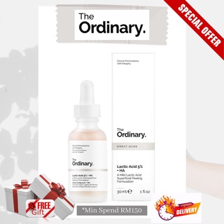 Tẩy da chết hóa học Lactic Acid + HA - The Ordinary