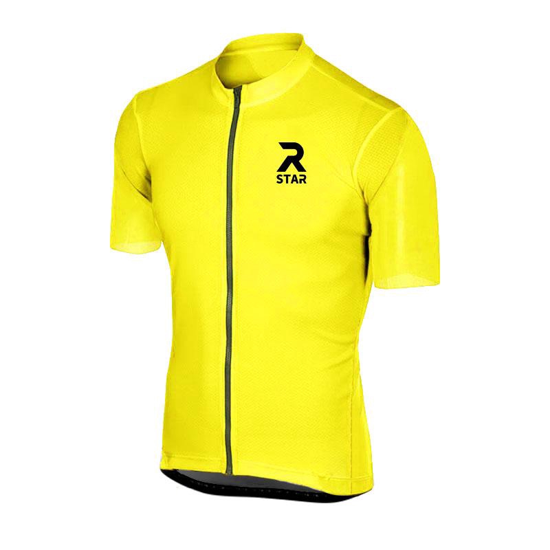 Áo thun đạp xe thiết kế tay ngắn cổ tròn thời trang dành cho nam