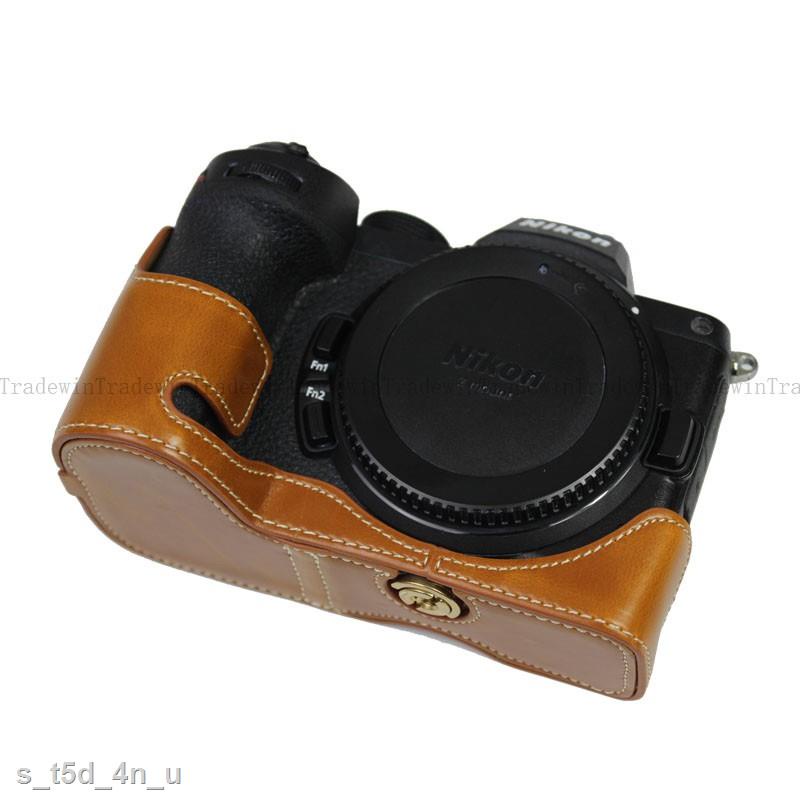 HOT Bao Da PU Bọc Máy Ảnh Cho Nikon Z7 Z6 Z5 Có Dây Đeo Tay
