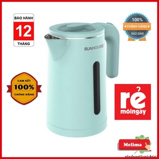 Ấm siêu tốc Sunhouse 02 lớp Inox, dung tích 1.8L mã SHD1351, siêu đẹp, siêu bền, chính hãng, bảo hành 12 tháng, Melima