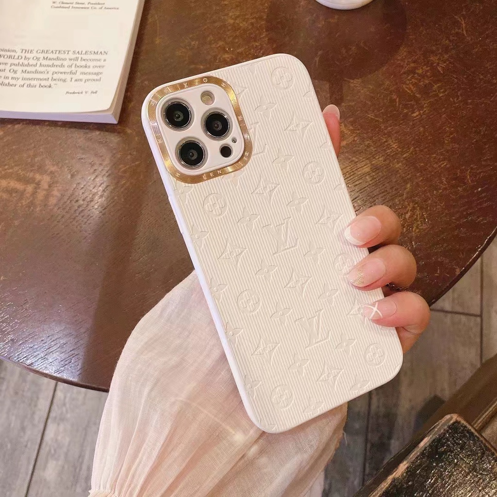 Ốp Điện Thoại Da Thời Trang Cho iPhone 14 Pro MAX 13 12 12 XS MAX