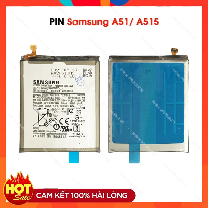 Pin Samsung A51 / A515 - Pin Zin tháo máy thay thế cho điện thoại Samsung Galaxy A51