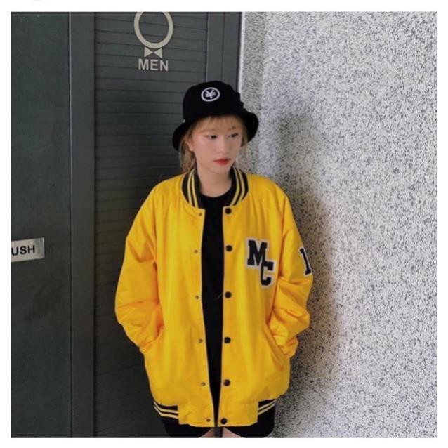 Áo khoác bomber unisex form rộng MC phong cách thời trang kmg chất